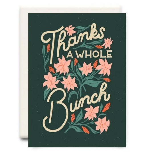 Thanks A Bunch Greeting Card