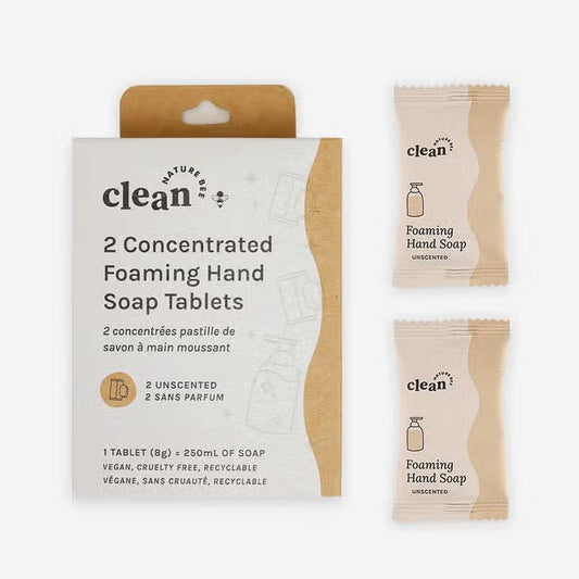 Nature Bee - Unscented Foaming Hand Soap Tablets