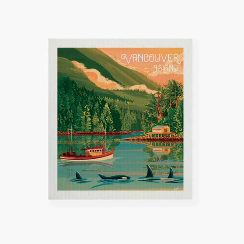Vancouver Island Swedish Dish Cloth - Cloth - Nature Bee