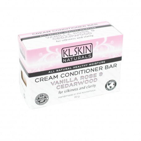KL Skin Naturals - Vanilla Rose Cedarwood Conditioner Bar