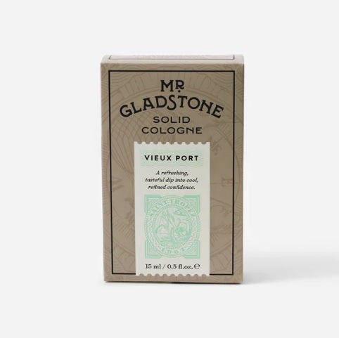 vieux port solid cologne by mr. gladstone in box