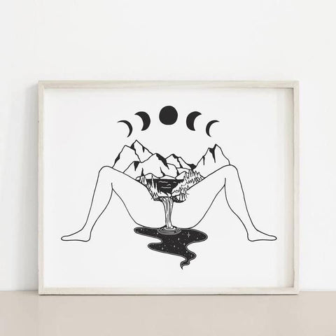 WAP Mother Nature Art Print - Art Print - Meli TheLover
