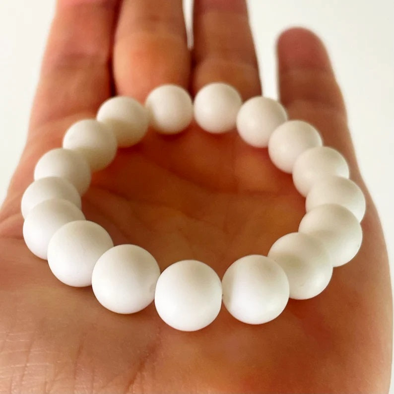 White Agate Bracelet