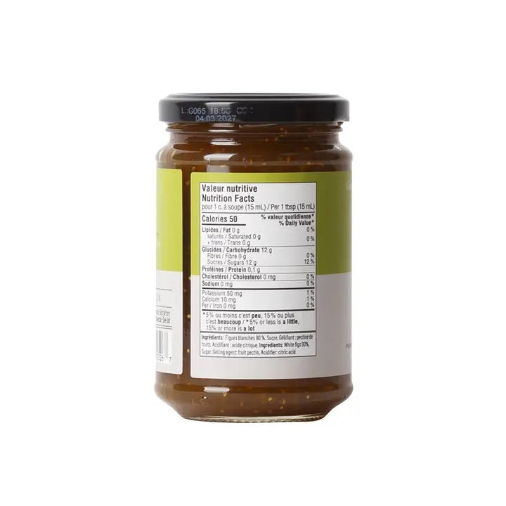 White Fig Extra Jam nutritional information