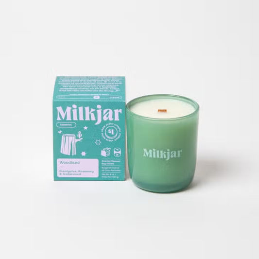 Milk Jar - Woodland Candle