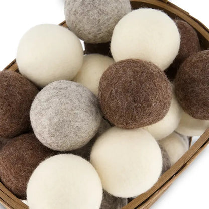 100% Wool Dryer Balls variety colours