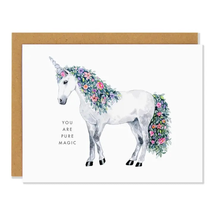 Sarah Voyer Paper - You are Magic Unicorn Card