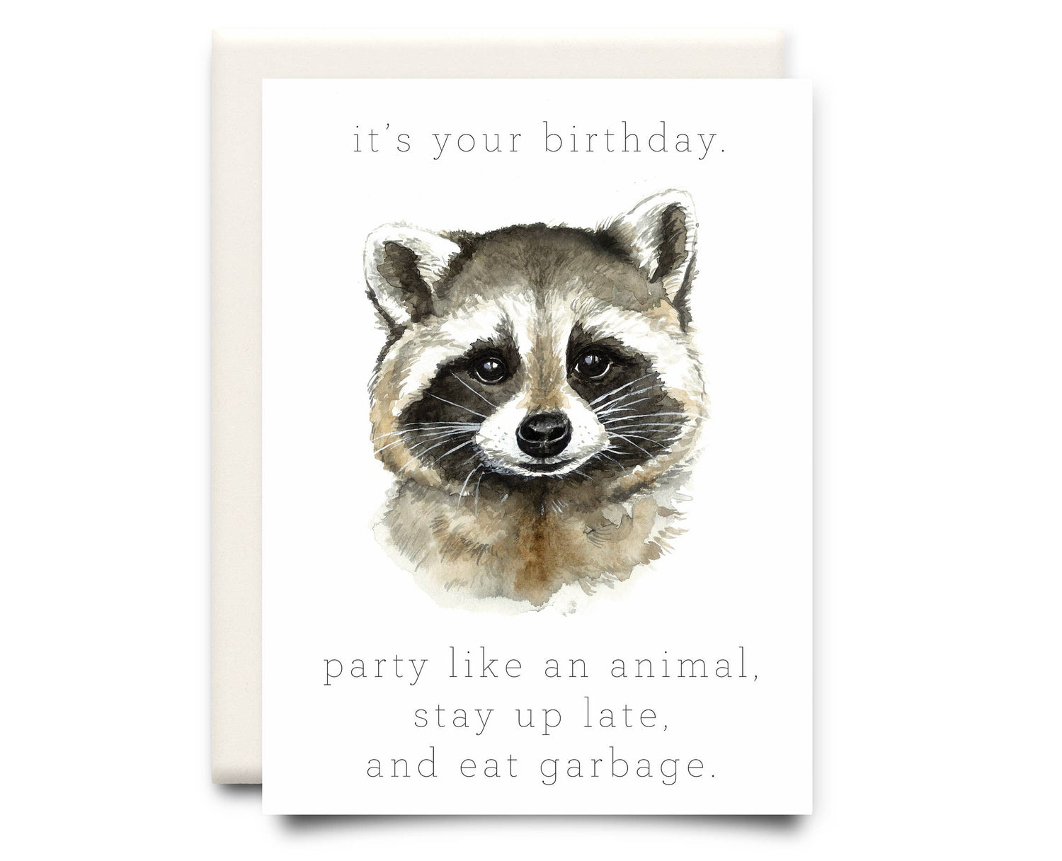 RACCOON BIRTHDAY