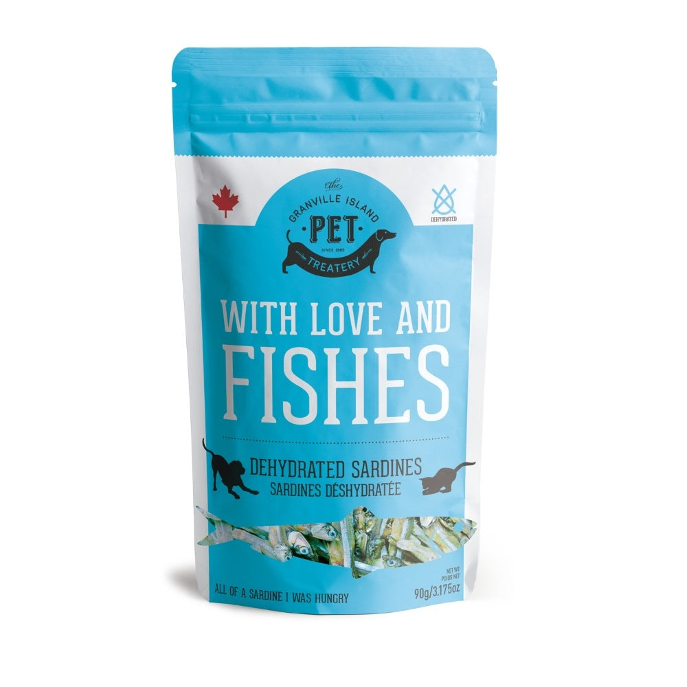 The Granville Island Pet Treatery - With Love and Fishes (Sardines - Standard Bag, for dog, cat)