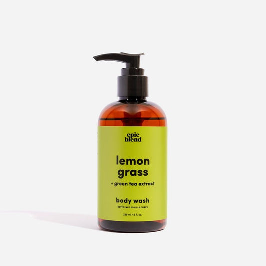 zesty lemongrass body wash made in canada