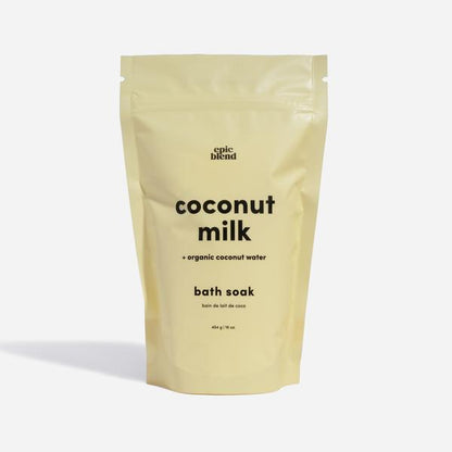 coconut milk bath soak by epic blend