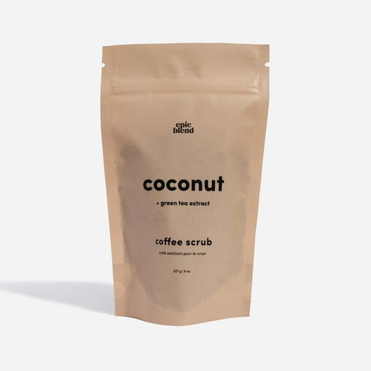 coconut coffee scrub