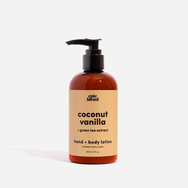 Epic Blend coconut vanilla body lotion