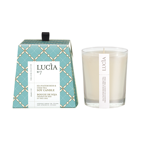 Lucia - No.7 Sea Watercress & Chai Tea Candle