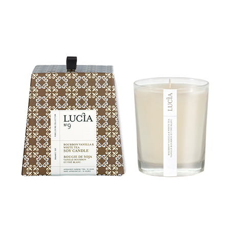 Lucia - No.9 Bourbon Vanilla & White Tea Candle