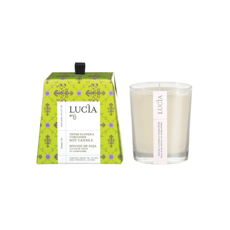 Lucia - No.8 Thyme Flower & Coriander Candle