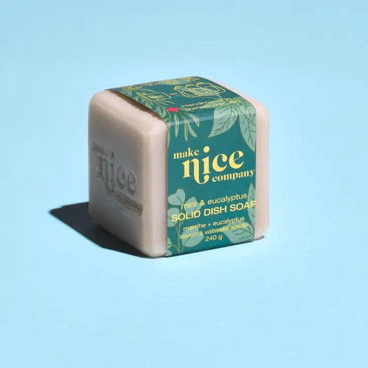 Make Nice Company - Mint & Eucalyptus Solid Dish Soap