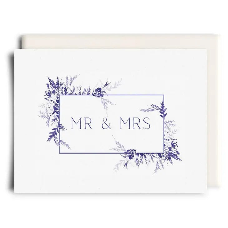 Inkwell Cards - Mr & Mrs Card