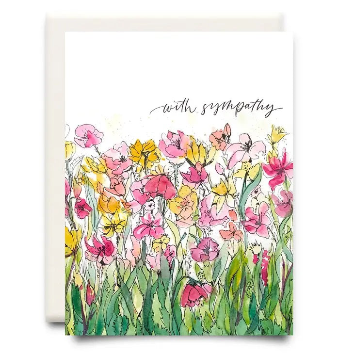 Inkwell Cards - With Sympathy Card