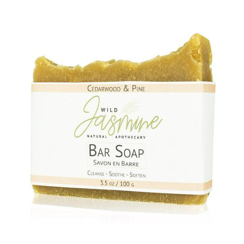 handmade soap with paper label