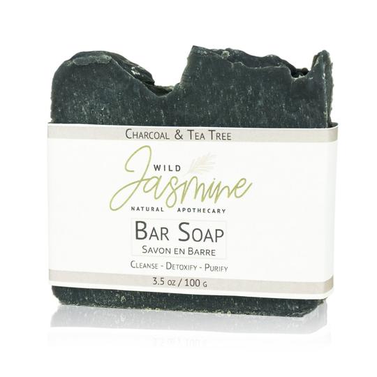 Wild Jasmine Apothecary - Charcoal & Tea Tree Soap