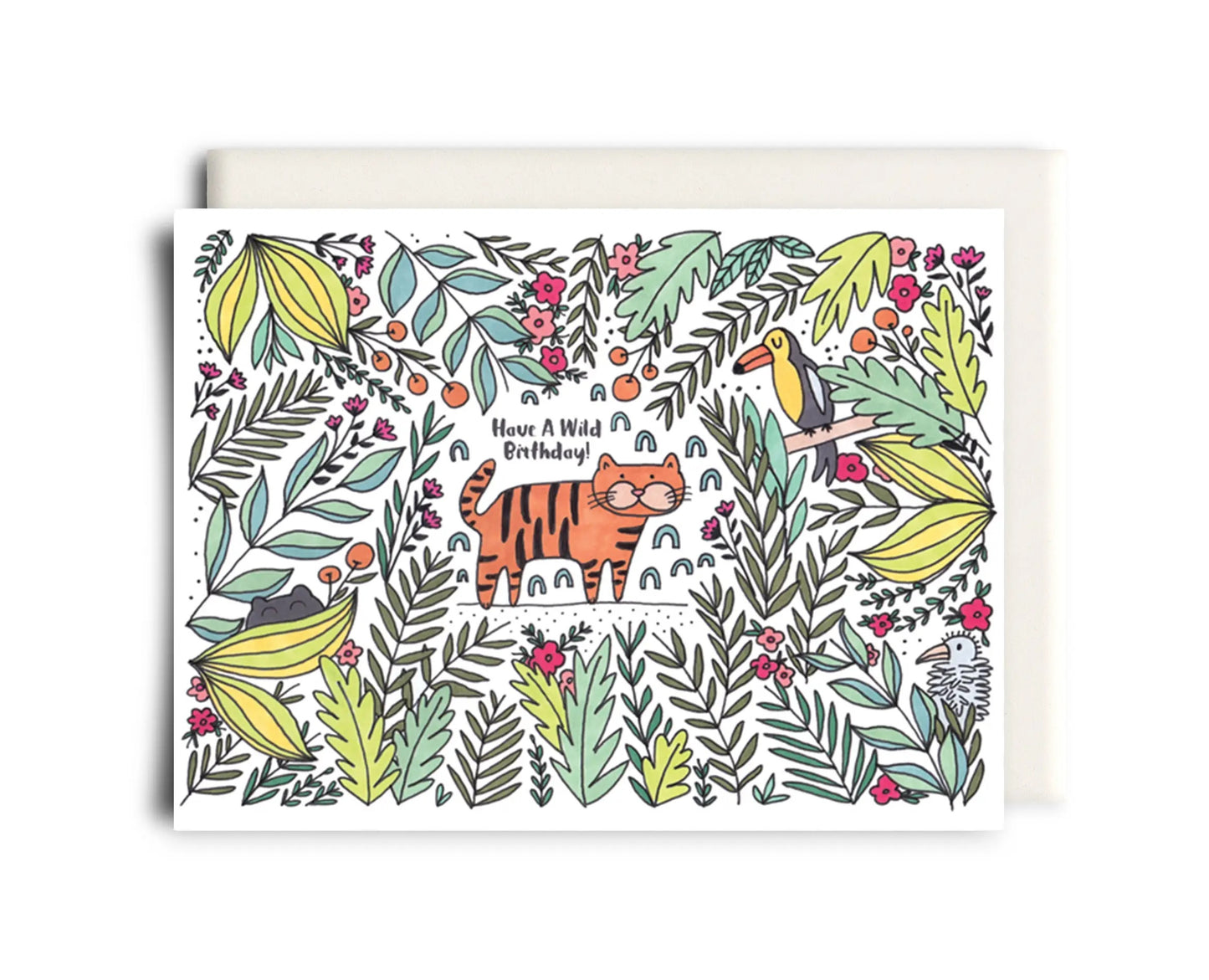 Inkwell Cards - Wild Tiger Birthday