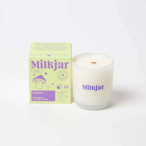 Bohemia Candle - Candle - Milk Jar
