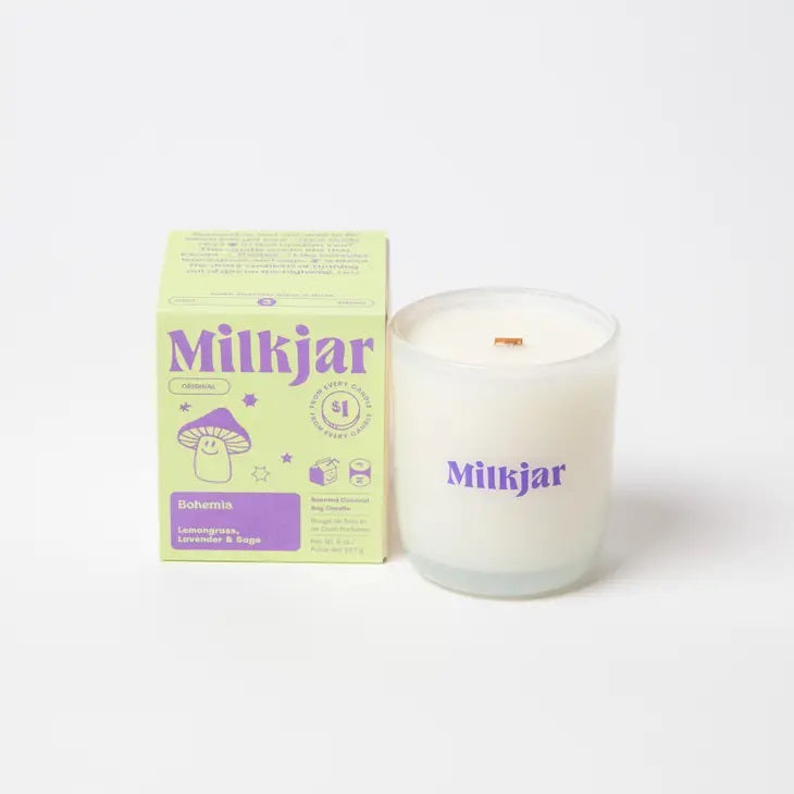 Milk Jar - Bohemia Candle