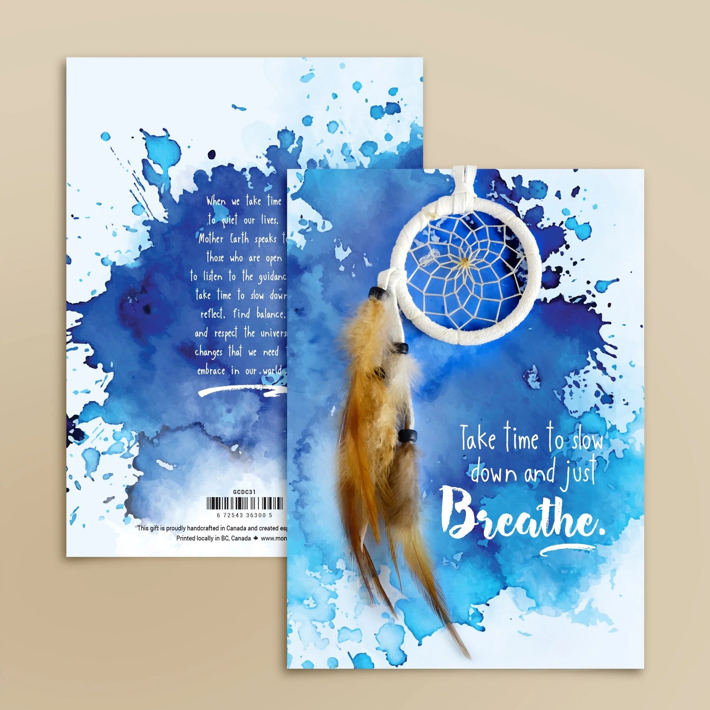 Monague Native Crafts - Breathe Dream Catcher Card
