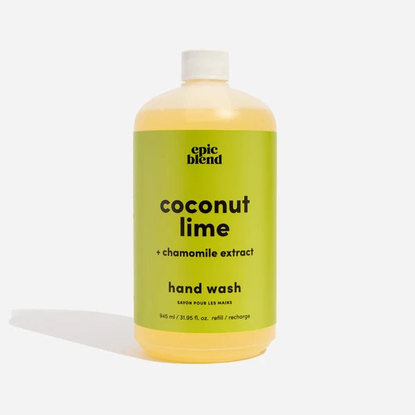 coconut lime hand soap refill