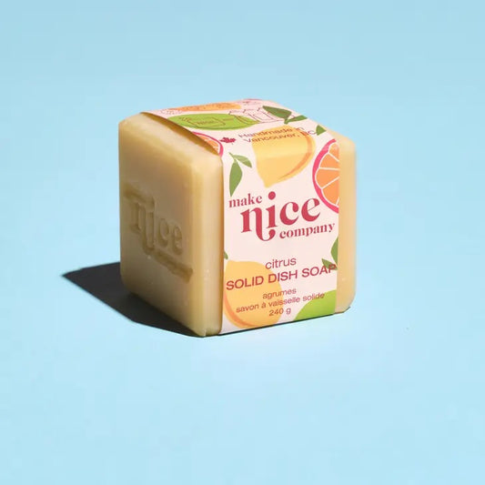 Make Nice Company - Citrus Solid Dish Soap