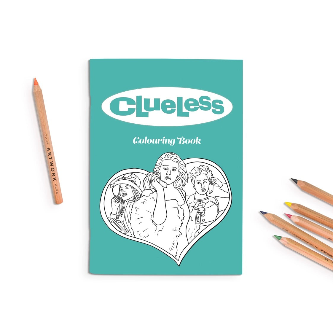 Party Mountain Paper Co. - Clueless Colouring Book