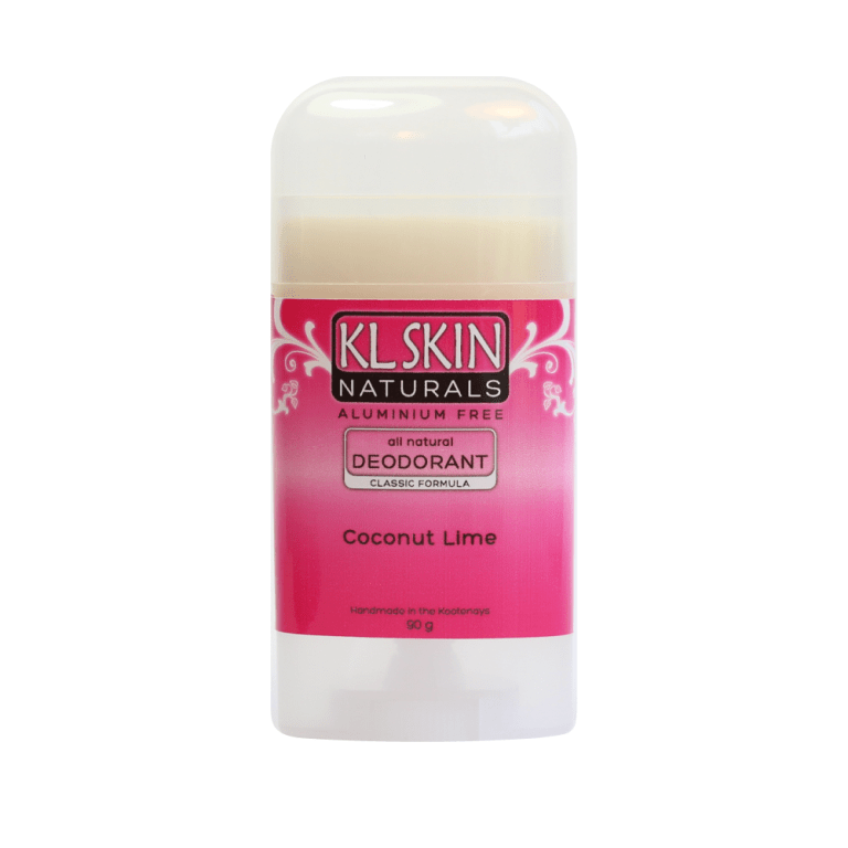 kl skin naturals coconut lime natural deodorant