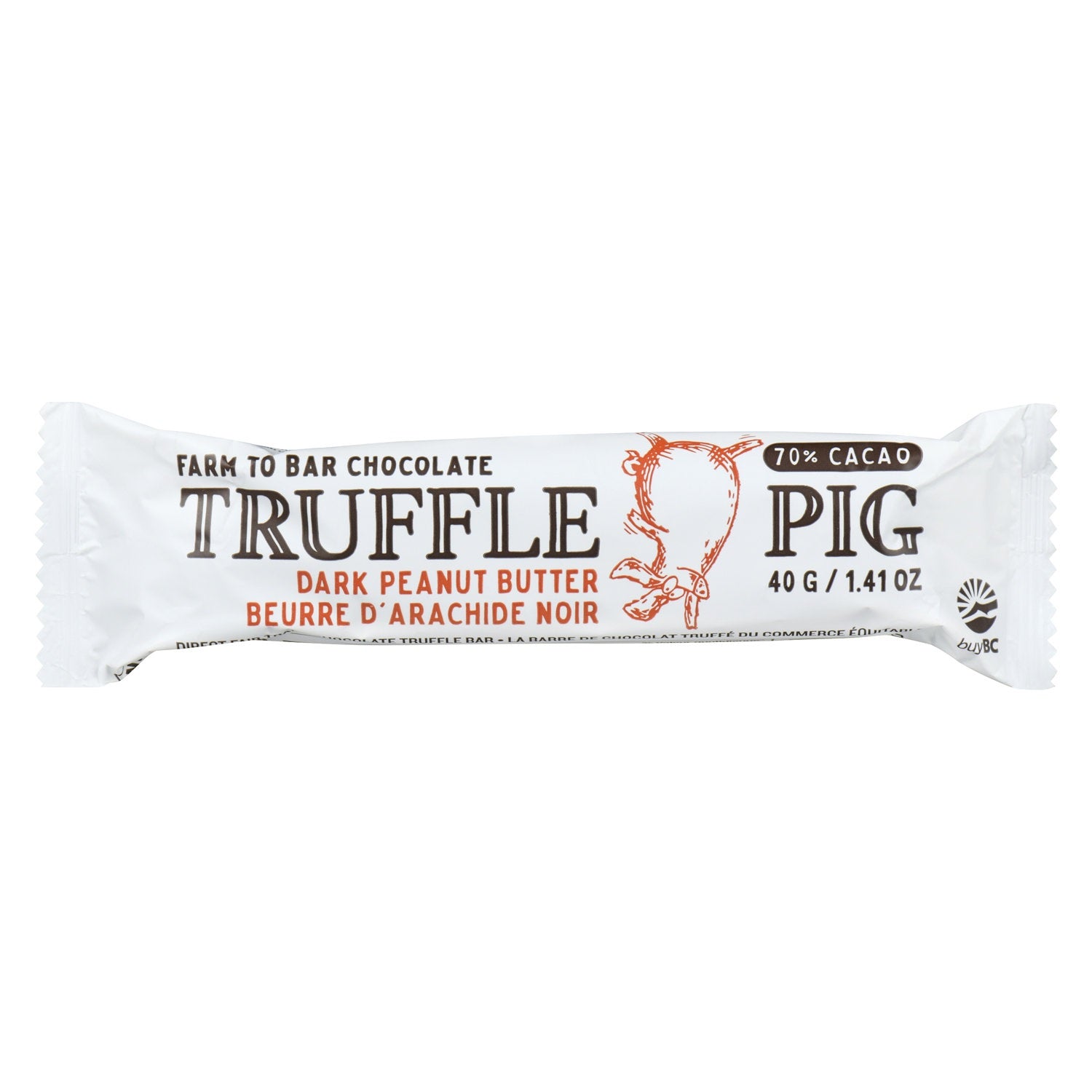 Truffle Pig - Dark Chocolate Peanut Butter Chocolate Bar