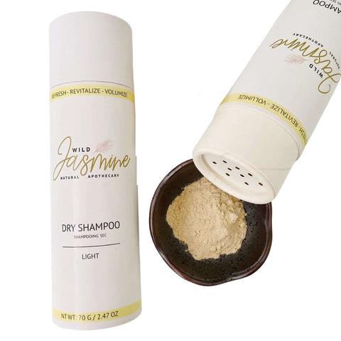 Dry Shampoo (Light Hair) - Hair Treatment - Wild Jasmine Natural Apothecary