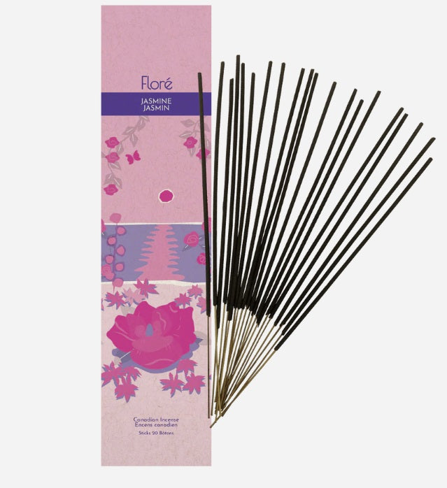20 pack of jasmine incense by flore