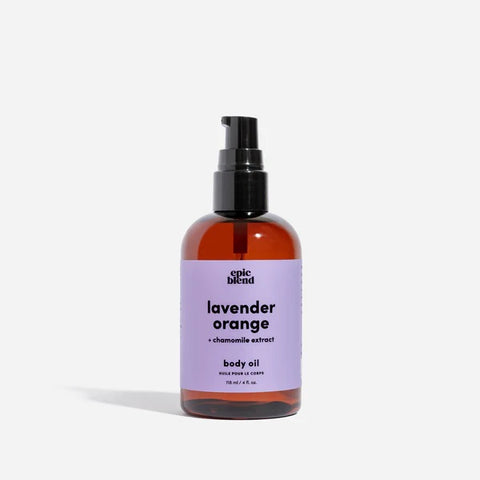 epic blend lavender orange body oil 4oz