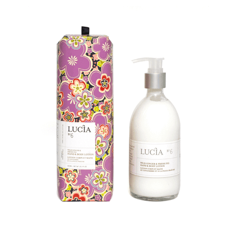 Lucia No.6 Wild Ginger & Fresh Fig Hand & Body Lotion - Body Lotion - Pure Living