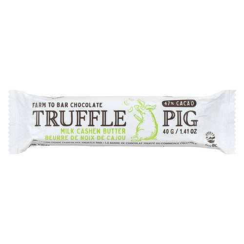 Truffle Pig - Creamy Milk Cashew Chocolate Bar