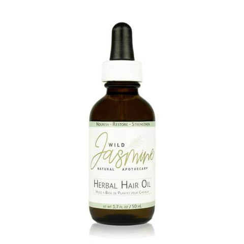 Natural Hair Oil Serum - Hair Treatment - Wild Jasmine Natural Apothecary