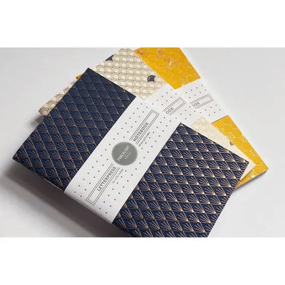 Porchlight Letterpress - Geometric Pocket Notebooks (Set of 3)
