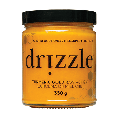 Turmeric Gold Raw Honey - Honey - Drizzle