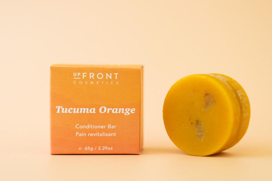 Upfront Cosmetics - Tucuma Orange Conditioner Bar (Normal to Dry Hair)