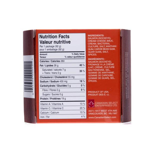Wild Sockeye Salmon Pate Spread - Food - Canadian Select
